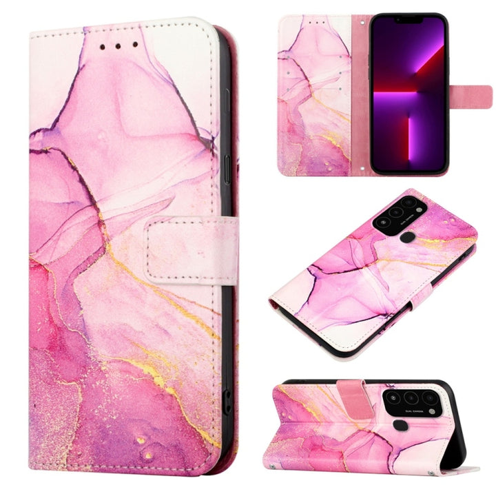 PT003 Marble Pattern Flip Leather Phone Case, For Tecno Spark Go 2022 / Spark 8C, For Google Pixel 7 Pro 5G, For Google Pixel 7, For Xiaomi Redmi K50, For Xiaomi Redmi K50 Pro, For Xiaomi Poco M4 Pro 4G