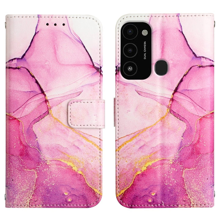 PT003 Marble Pattern Flip Leather Phone Case, For Tecno Spark Go 2022 / Spark 8C, For Google Pixel 7 Pro 5G, For Google Pixel 7, For Xiaomi Redmi K50, For Xiaomi Redmi K50 Pro, For Xiaomi Poco M4 Pro 4G