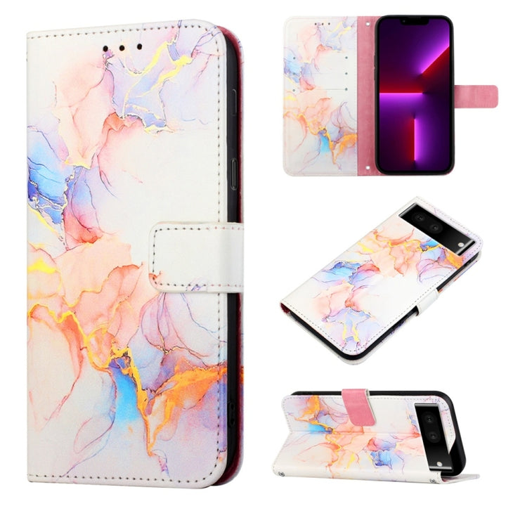 PT003 Marble Pattern Flip Leather Phone Case, For Tecno Spark Go 2022 / Spark 8C, For Google Pixel 7 Pro 5G, For Google Pixel 7, For Xiaomi Redmi K50, For Xiaomi Redmi K50 Pro, For Xiaomi Poco M4 Pro 4G