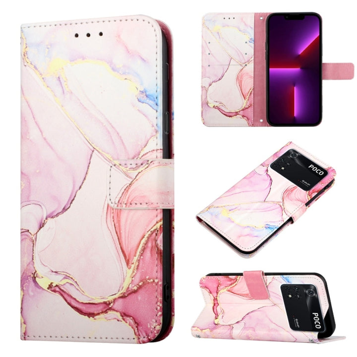 PT003 Marble Pattern Flip Leather Phone Case, For Tecno Spark Go 2022 / Spark 8C, For Google Pixel 7 Pro 5G, For Google Pixel 7, For Xiaomi Redmi K50, For Xiaomi Redmi K50 Pro, For Xiaomi Poco M4 Pro 4G