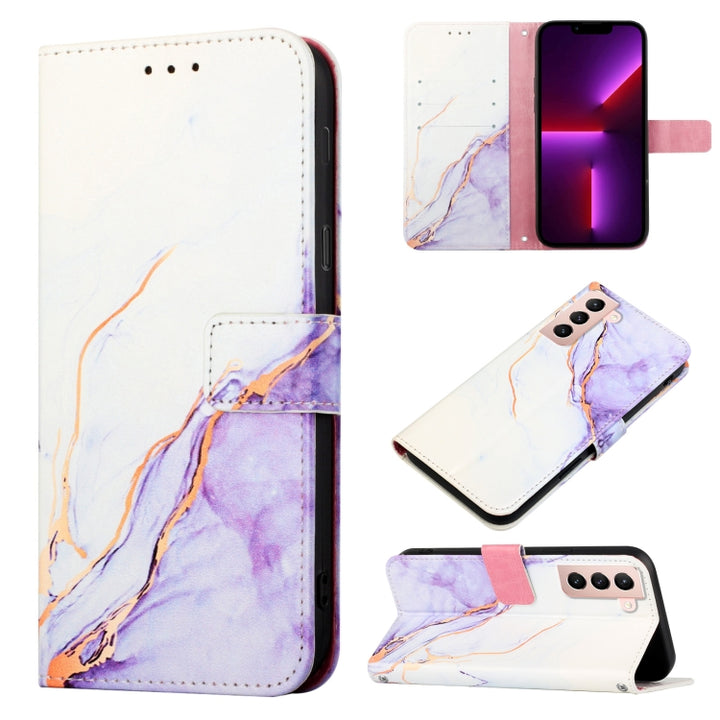 PT003 Marble Pattern Flip Leather Phone Case, For Xiaomi Poco X4 Pro 5G, For Samsung Galaxy S21 5G, For Samsung Galaxy S21+ 5G, For Samsung Galaxy S22 Ultra 5G