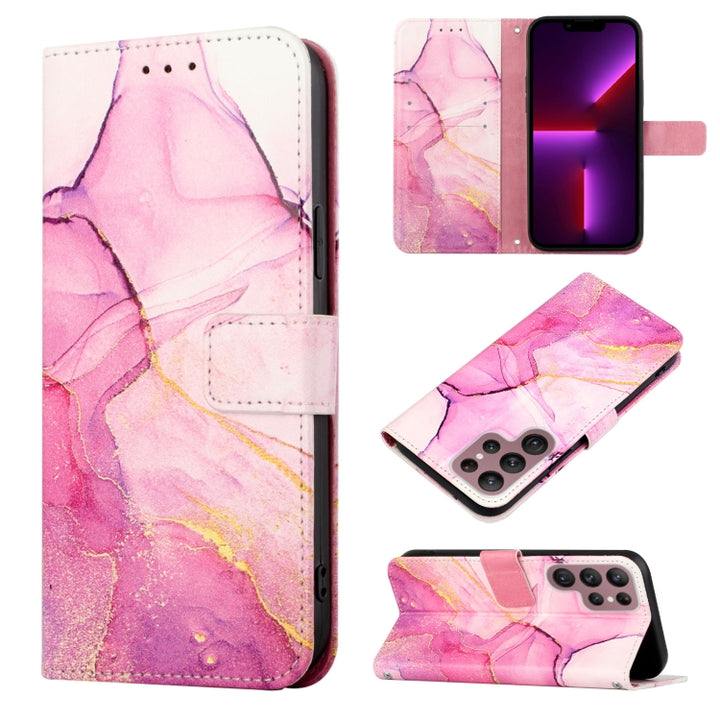 PT003 Marble Pattern Flip Leather Phone Case, For Xiaomi Poco X4 Pro 5G, For Samsung Galaxy S21 5G, For Samsung Galaxy S21+ 5G, For Samsung Galaxy S22 Ultra 5G