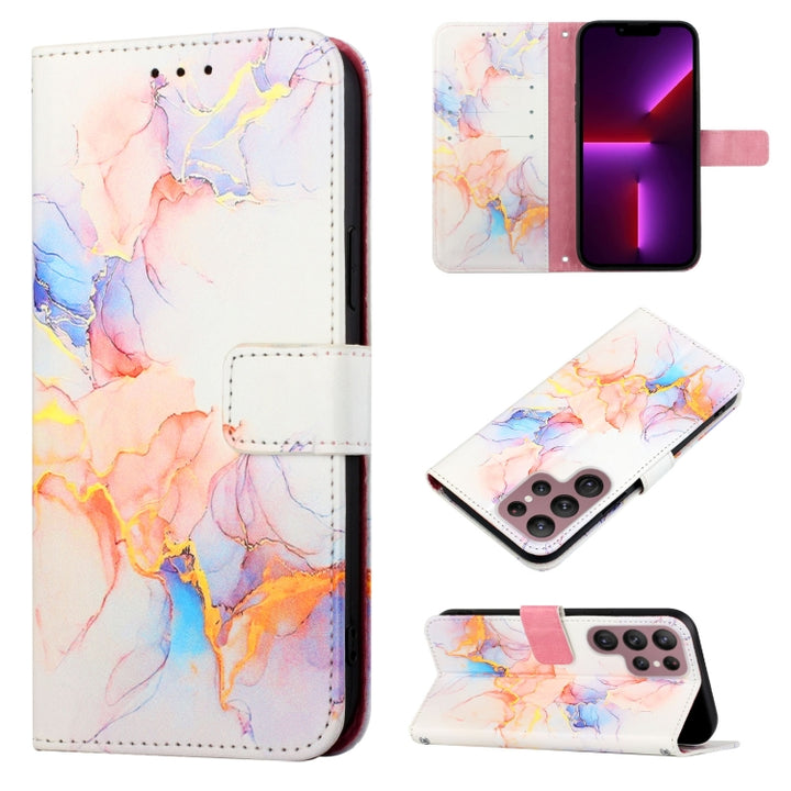 PT003 Marble Pattern Flip Leather Phone Case, For Xiaomi Poco X4 Pro 5G, For Samsung Galaxy S21 5G, For Samsung Galaxy S21+ 5G, For Samsung Galaxy S22 Ultra 5G