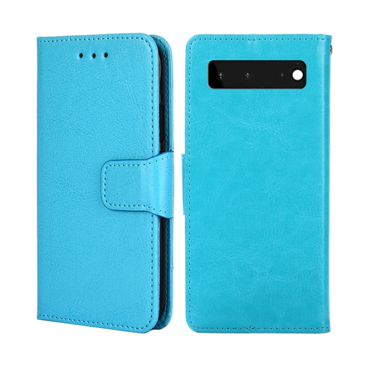 Crystal Texture Leather Phone Case, For Google Pixel 6, For Google Pixel 6 Pro, For Google Pixel 6A, For Google Pixel 5