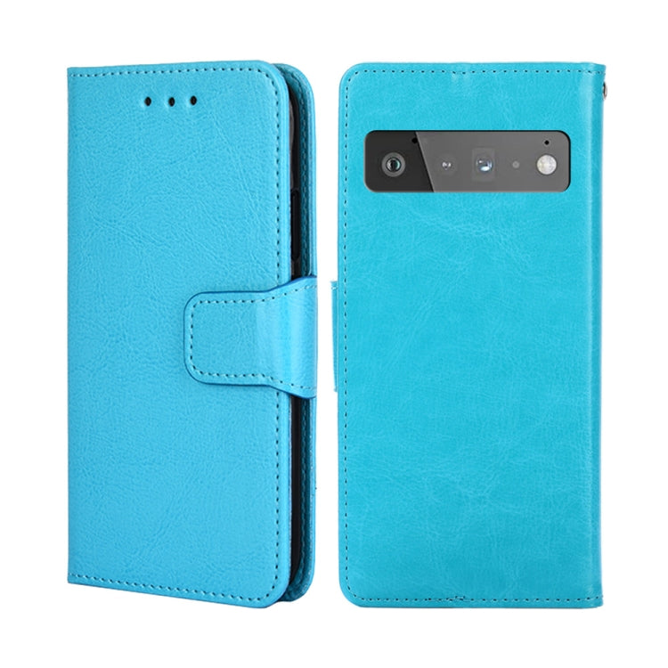 Crystal Texture Leather Phone Case, For Google Pixel 6, For Google Pixel 6 Pro, For Google Pixel 6A, For Google Pixel 5