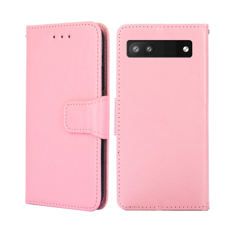 Crystal Texture Leather Phone Case, For Google Pixel 6, For Google Pixel 6 Pro, For Google Pixel 6A, For Google Pixel 5