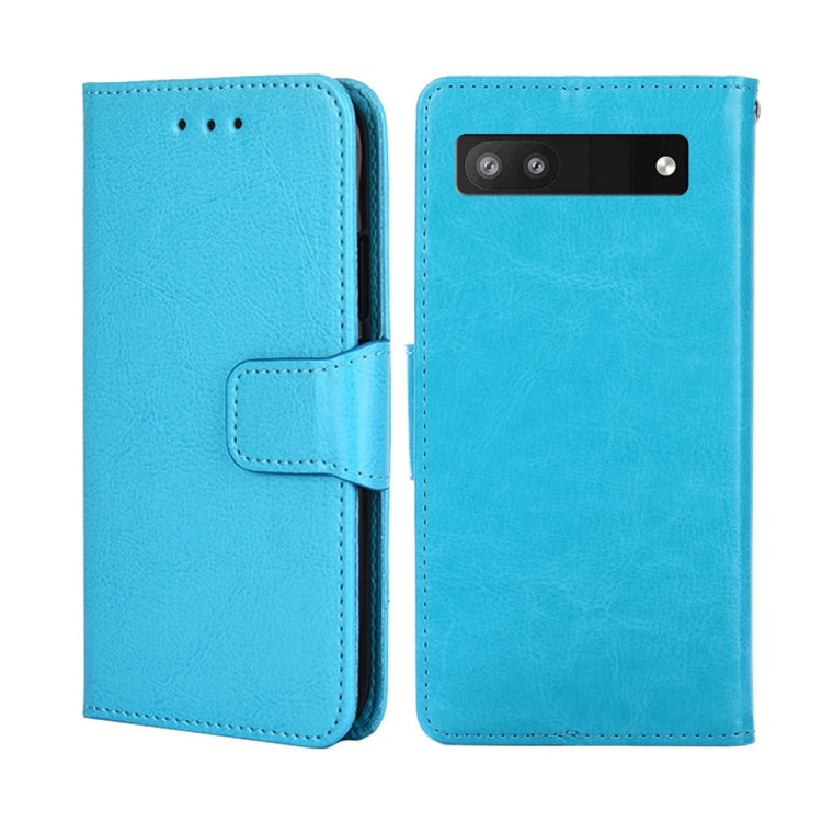 Crystal Texture Leather Phone Case, For Google Pixel 6, For Google Pixel 6 Pro, For Google Pixel 6A, For Google Pixel 5