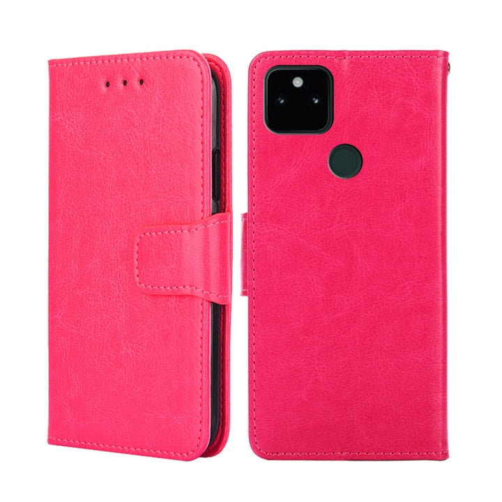 Crystal Texture Leather Phone Case, For Google Pixel 5A, For Google Pixel 5 XL 5G / Pixel 4A 5G