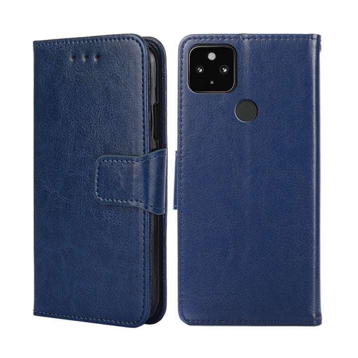 Crystal Texture Leather Phone Case, For Google Pixel 5A, For Google Pixel 5 XL 5G / Pixel 4A 5G