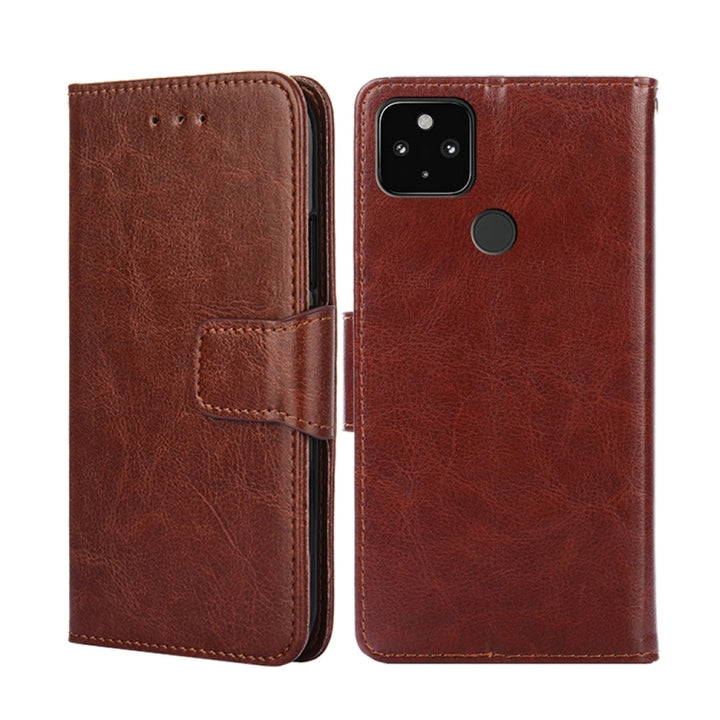 Crystal Texture Leather Phone Case, For Google Pixel 5A, For Google Pixel 5 XL 5G / Pixel 4A 5G