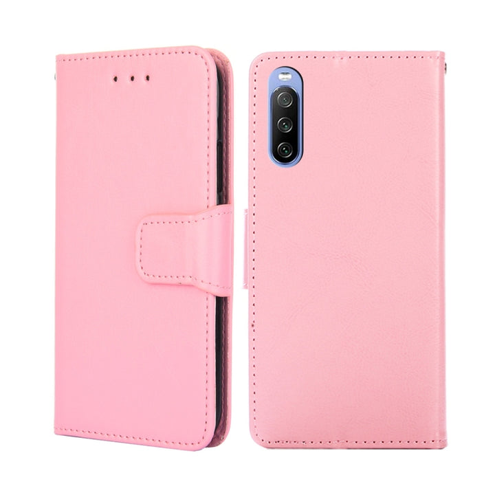 Crystal Texture Leather Phone Case, For Sony Xperia 5 III, For Sony Xperia 10 III, For Sony Xperia ACE II, For Sony Xperia Pro-I