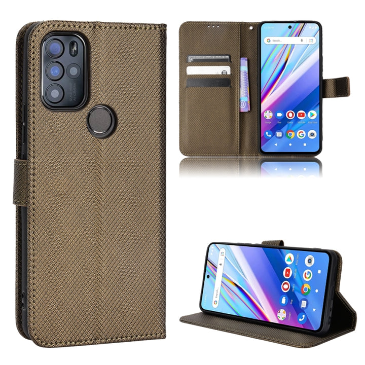 Diamond Texture Leather Phone Case, For BLU G91 Pro, For OPPO Realme Q3T / Q3S, For TCL 20 SE, For TCL 30 SE / 30 E / 306 / Sharp Aquos V6, For TCL 30 XE 5G / 30 V 5G, For vivo Y76 5G