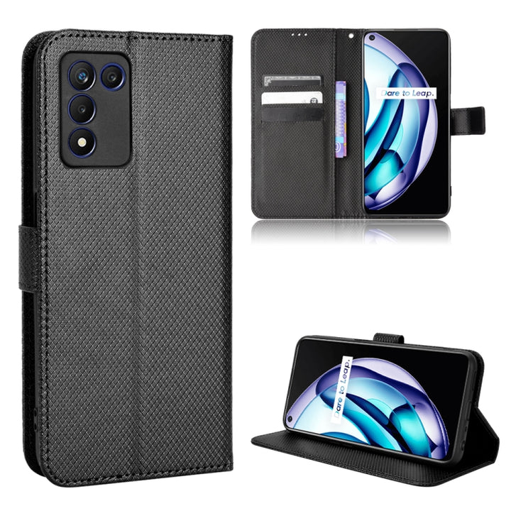 Diamond Texture Leather Phone Case, For BLU G91 Pro, For OPPO Realme Q3T / Q3S, For TCL 20 SE, For TCL 30 SE / 30 E / 306 / Sharp Aquos V6, For TCL 30 XE 5G / 30 V 5G, For vivo Y76 5G