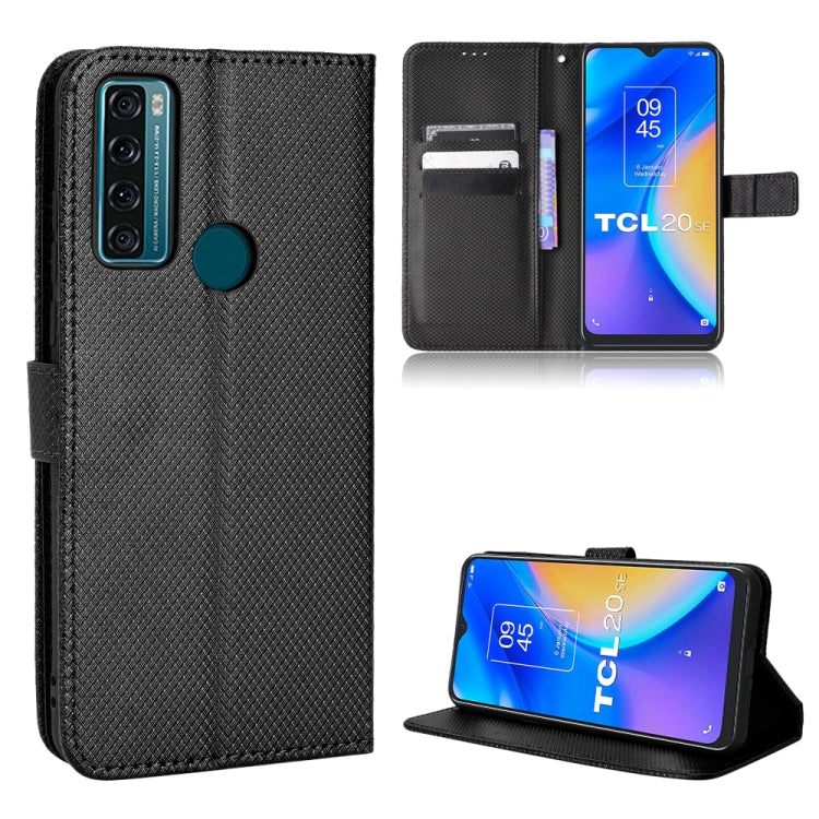 Diamond Texture Leather Phone Case, For BLU G91 Pro, For OPPO Realme Q3T / Q3S, For TCL 20 SE, For TCL 30 SE / 30 E / 306 / Sharp Aquos V6, For TCL 30 XE 5G / 30 V 5G, For vivo Y76 5G