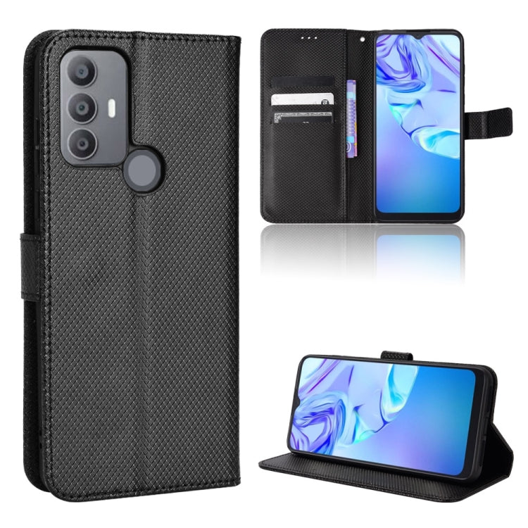 Diamond Texture Leather Phone Case, For BLU G91 Pro, For OPPO Realme Q3T / Q3S, For TCL 20 SE, For TCL 30 SE / 30 E / 306 / Sharp Aquos V6, For TCL 30 XE 5G / 30 V 5G, For vivo Y76 5G