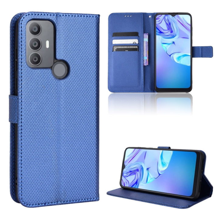 Diamond Texture Leather Phone Case, For BLU G91 Pro, For OPPO Realme Q3T / Q3S, For TCL 20 SE, For TCL 30 SE / 30 E / 306 / Sharp Aquos V6, For TCL 30 XE 5G / 30 V 5G, For vivo Y76 5G