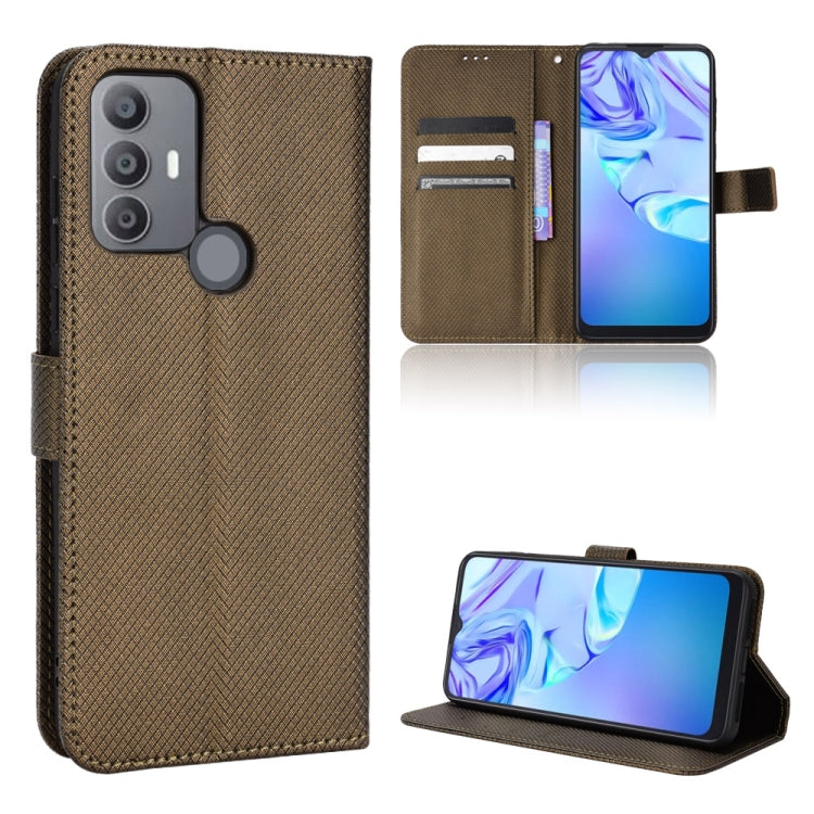 Diamond Texture Leather Phone Case, For BLU G91 Pro, For OPPO Realme Q3T / Q3S, For TCL 20 SE, For TCL 30 SE / 30 E / 306 / Sharp Aquos V6, For TCL 30 XE 5G / 30 V 5G, For vivo Y76 5G