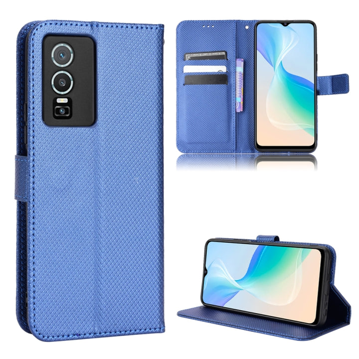 Diamond Texture Leather Phone Case, For BLU G91 Pro, For OPPO Realme Q3T / Q3S, For TCL 20 SE, For TCL 30 SE / 30 E / 306 / Sharp Aquos V6, For TCL 30 XE 5G / 30 V 5G, For vivo Y76 5G