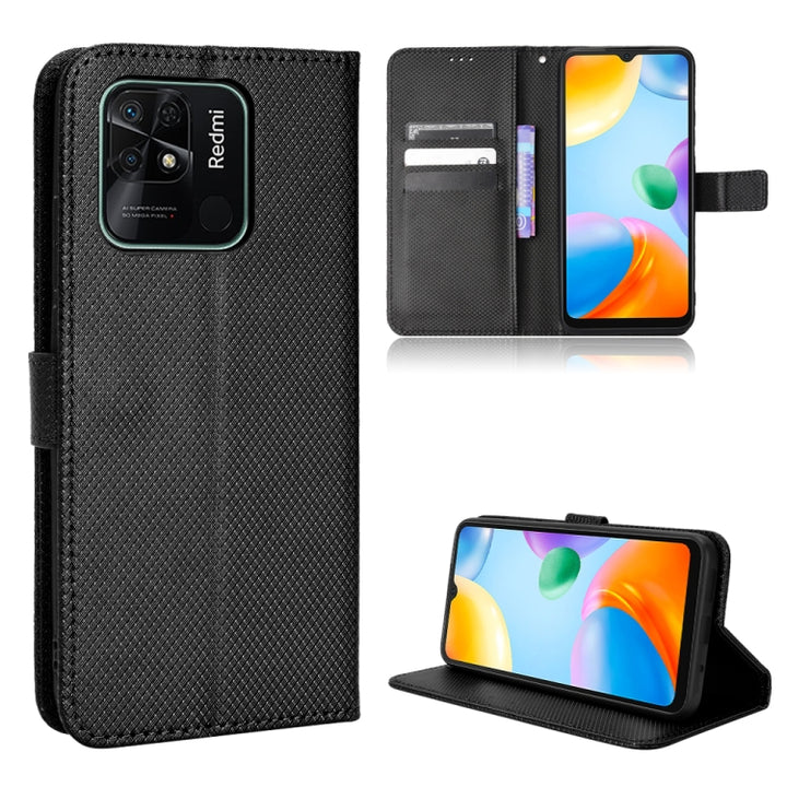 Diamond Texture Leather Phone Case, For Wiko Y52, For Wiko Y82, For Doogee S88 Pro / S88 Plus, For Xiaomi Redmi 10C, For Xiaomi Redmi K30 Pro / Poco F2 Pro, For Xiaomi Redmi K40S