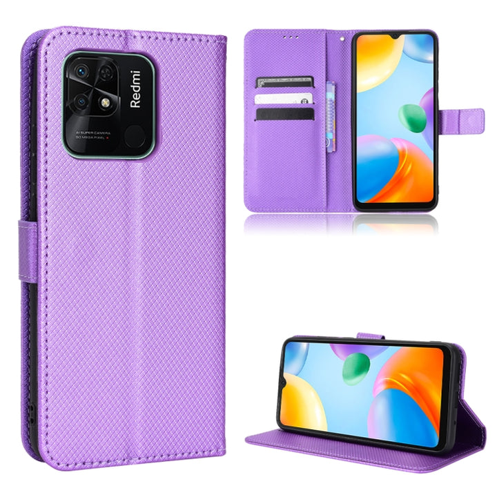 Diamond Texture Leather Phone Case, For Wiko Y52, For Wiko Y82, For Doogee S88 Pro / S88 Plus, For Xiaomi Redmi 10C, For Xiaomi Redmi K30 Pro / Poco F2 Pro, For Xiaomi Redmi K40S