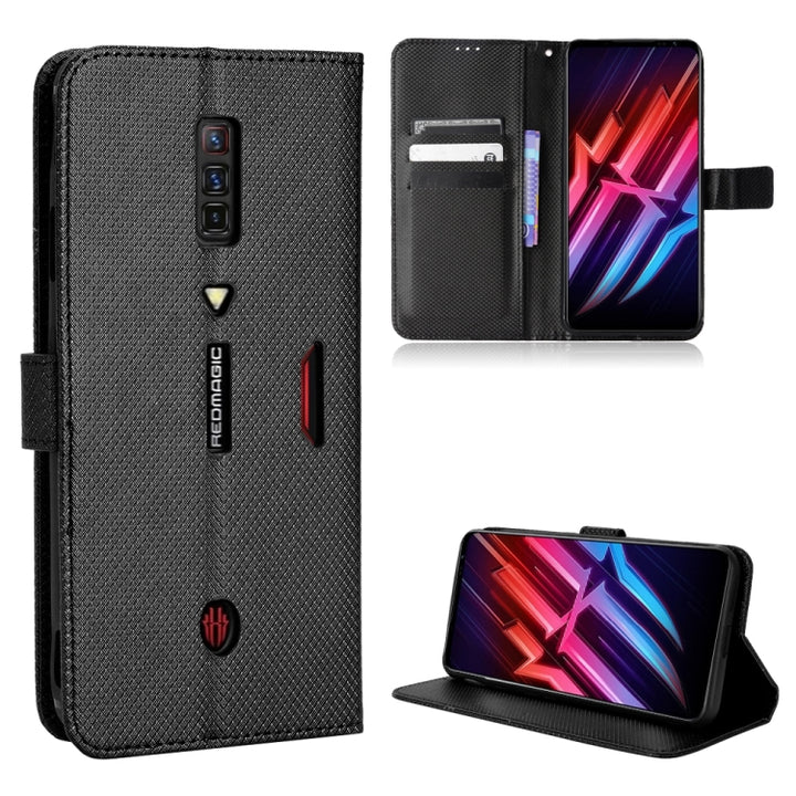 Diamond Texture Leather Phone Case, For Xiaomi Redmi K50 / K50 Pro, For ZTE nubia Red Magic 6 / 6 Pro, For Oukitel C23 Pro, For Sony Xperia 5 III, For Xiaomi Mi 10 Ultra, For Xiaomi Poco M4 Pro 4G Big Hole