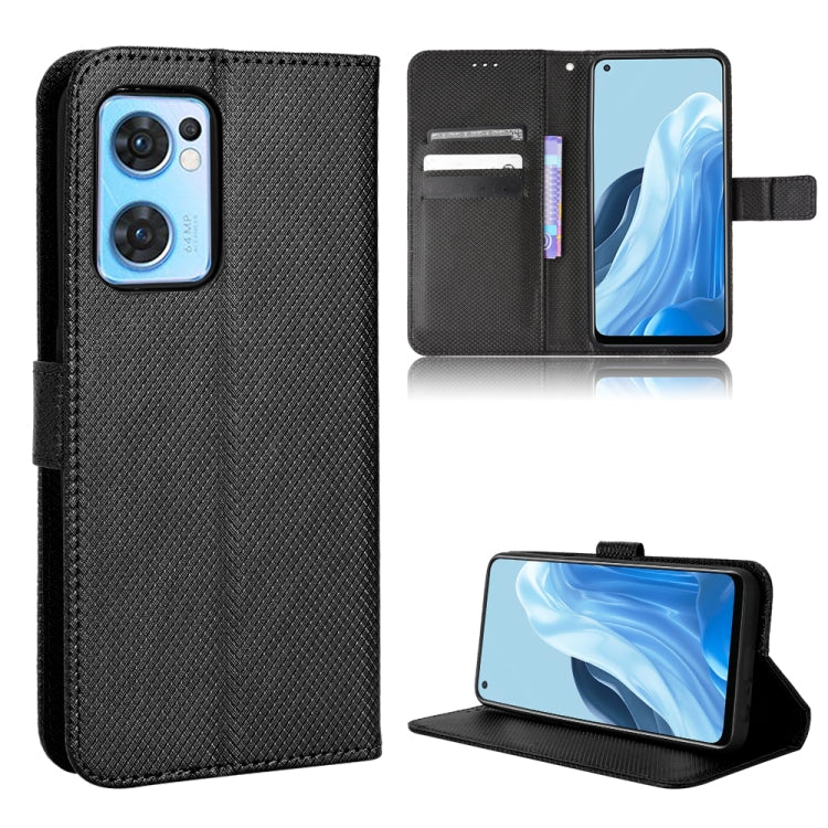 Diamond Texture Leather Phone Case, For OPPO Find X5, For OPPO Reno7 5G / Find X5 Lite, For vivo iQOO U5 5G, For Alcatel 1S 2021 / 3L 2021 / TCL 20E / 20Y, For Doogee S59 / S59 Pro, For Xiaomi Redmi Note 10 4G / Note 10S