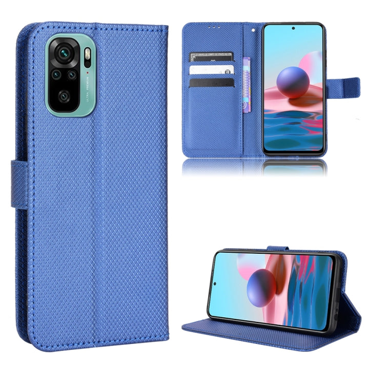 Diamond Texture Leather Phone Case, For OPPO Find X5, For OPPO Reno7 5G / Find X5 Lite, For vivo iQOO U5 5G, For Alcatel 1S 2021 / 3L 2021 / TCL 20E / 20Y, For Doogee S59 / S59 Pro, For Xiaomi Redmi Note 10 4G / Note 10S