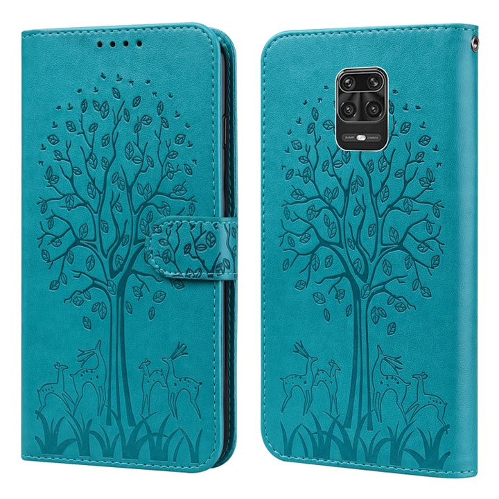 Tree & Deer Pattern Pressed Flip Leather Phone Case, For Nokia 3.4 / 5.4, For Nokia G20 / G10 / 6.3, For Sony Xperia 10 III, For Xiaomi Redmi Note 10 Lite, For Xiaomi Redmi 9T / 9 Power, For Xiaomi Redmi 10