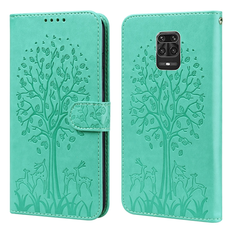 Tree & Deer Pattern Pressed Flip Leather Phone Case, For Nokia 3.4 / 5.4, For Nokia G20 / G10 / 6.3, For Sony Xperia 10 III, For Xiaomi Redmi Note 10 Lite, For Xiaomi Redmi 9T / 9 Power, For Xiaomi Redmi 10