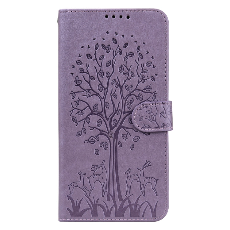 Tree & Deer Pattern Pressed Flip Leather Phone Case, For Xiaomi Redmi Note 8 2021 / Note 8, For Xiaomi Redmi 9 / Redmi 10X, For Xiaomi Redmi Note 10 5G / Poco M3 Pro 5G, For Xiaomi Redmi Note 10 / Note 10S, For Xiaomi Redmi Note 10 Pro / Note 10 Pro Max