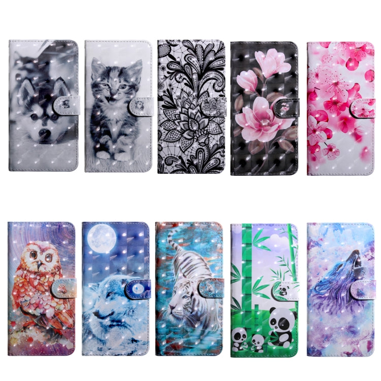 3D Painting Pattern Coloured Drawing Leather Phone Case, For Google Pixel 6, For Google Pixel 6 Pro, For Google Pixel 7 5G