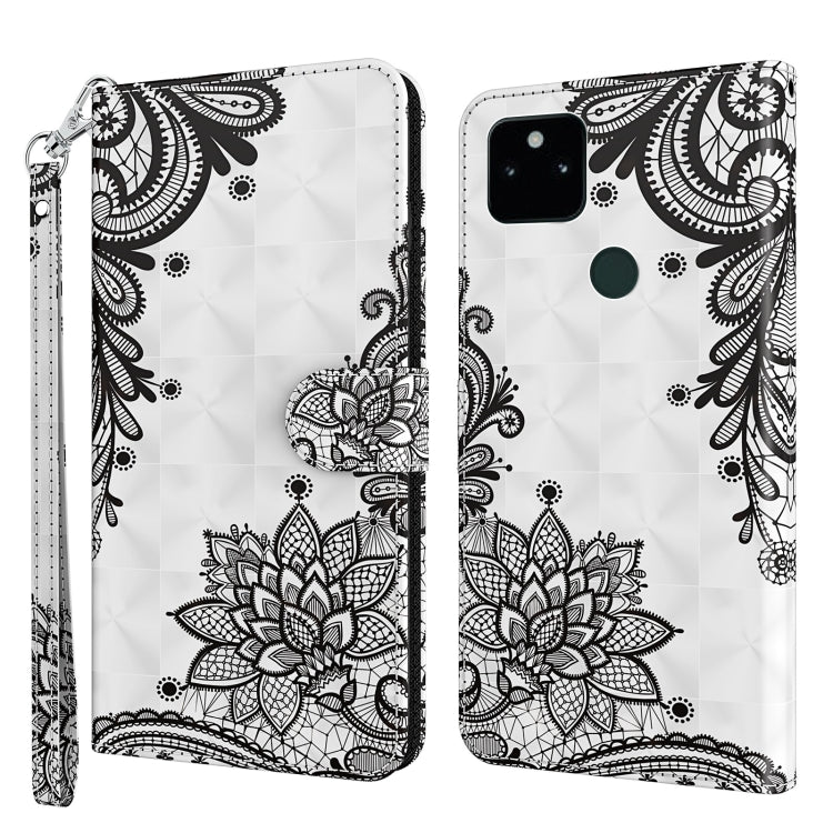 3D Painting Pattern TPU + PU Leather Phone Case, For Google Pixel 5a 5G, For Google Pixel 6, For Google Pixel 6 Pro