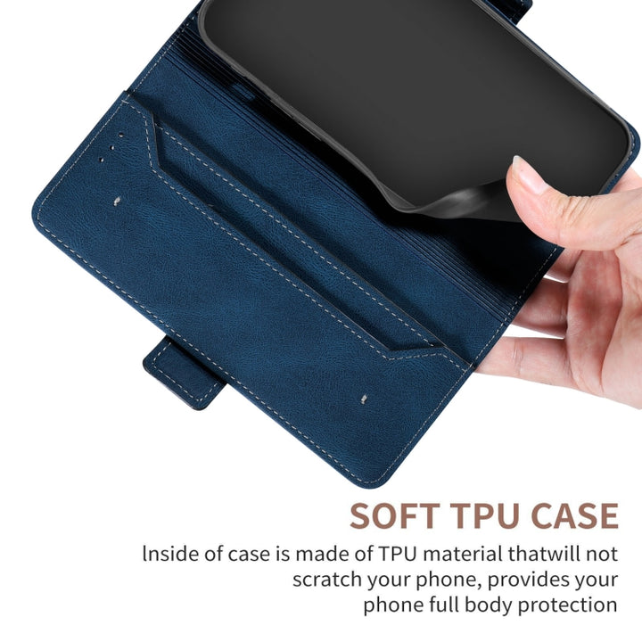 Stitching Side-Magnetic RFID Leather Phone Case, For Sony Xperia 10 III