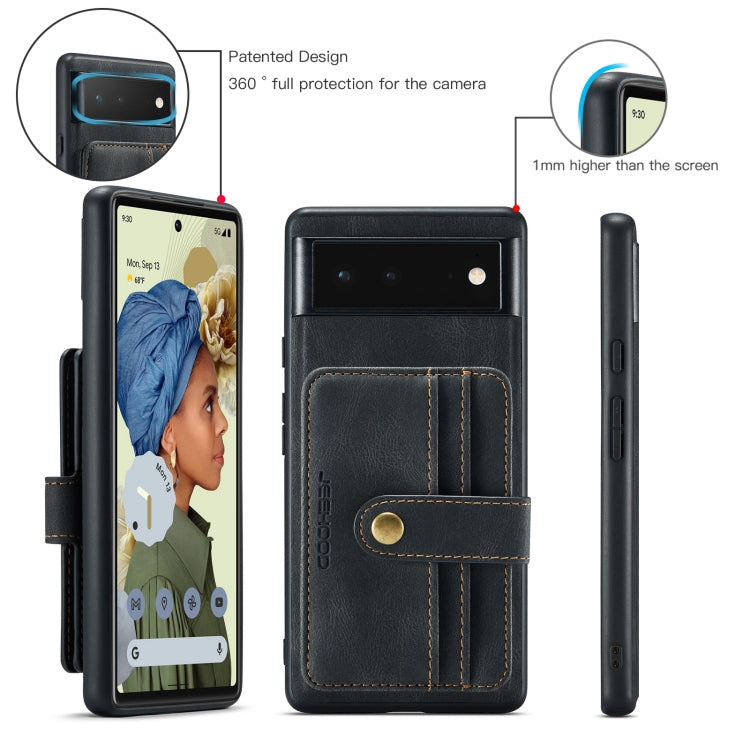 JEEHOOD RFID Anti-Theft Wallet Magnetic PU+TPU Phone Case, For Google Pixel 7 5G, For Google Pixel 7 Pro 5G