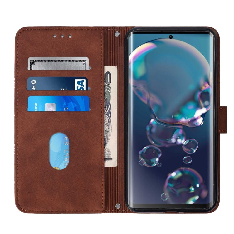 Crossbody 3D Embossed Flip Leather Phone Case, For Sharp Aquos R6, For Sony Xperia 1 III, For Sony Xperia 5 III, For Sony Xperia 10 III, For Sony Xperia L4