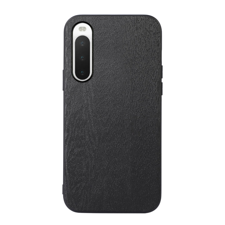 Wood Texture PU Phone Case, For Sony Xperia 10 IV, For Sony Xperia Ace III