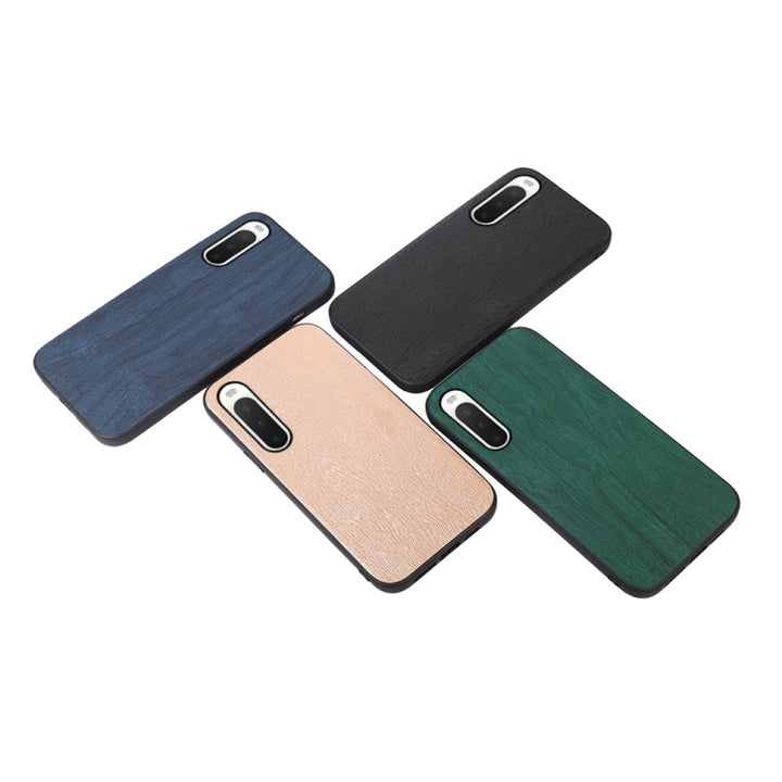 Wood Texture PU Phone Case, For Sony Xperia 10 IV, For Sony Xperia Ace III