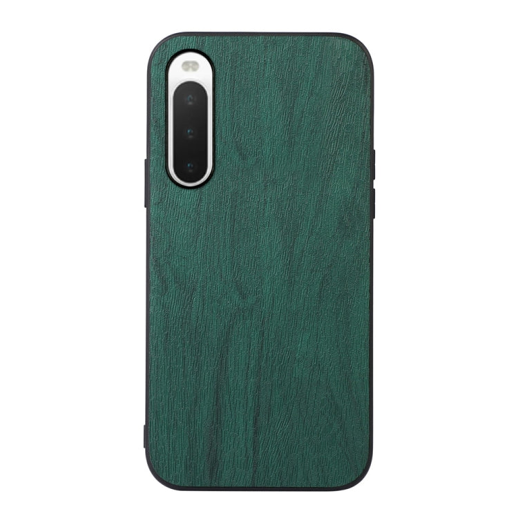 Wood Texture PU Phone Case, For Sony Xperia 10 IV, For Sony Xperia Ace III