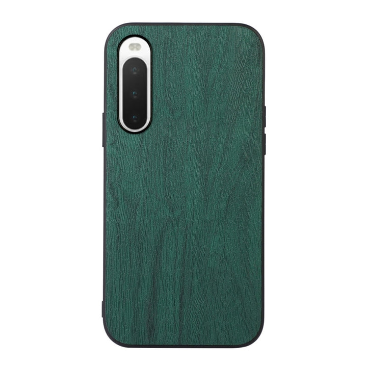 Wood Texture PU Phone Case, For Sony Xperia 10 IV, For Sony Xperia Ace III