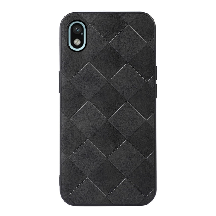 Weave Plaid PU Phone Case, For Sony Xperia 10 IV, For Sony Xperia Ace III