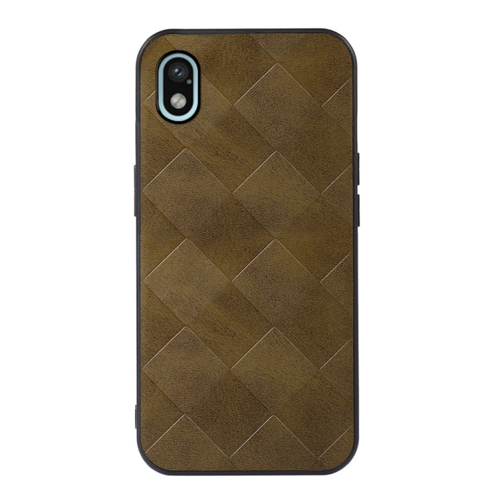 Weave Plaid PU Phone Case, For Sony Xperia 10 IV, For Sony Xperia Ace III