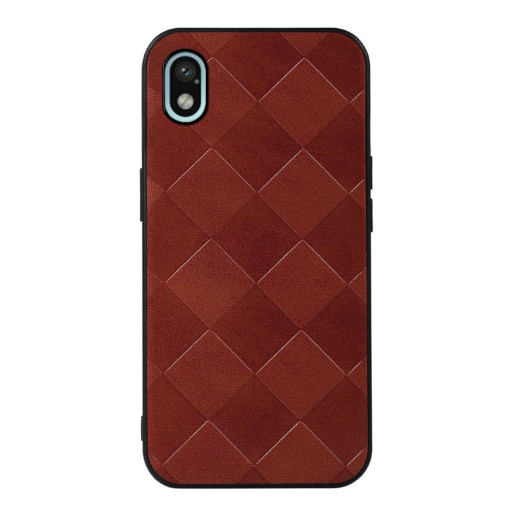 Weave Plaid PU Phone Case, For Sony Xperia 10 IV, For Sony Xperia Ace III