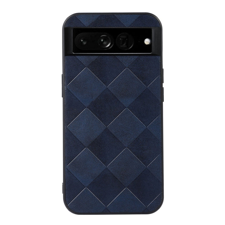 Weave Plaid PU Phone Case, For Google Pixel 7 Pro 5G, For Google Pixel 7 5G