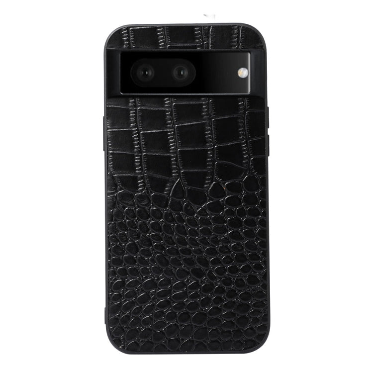 Crocodile Top Layer Cowhide Leather Phone Case, For Google Pixel 7 Pro 5G, For Google Pixel 7 5G