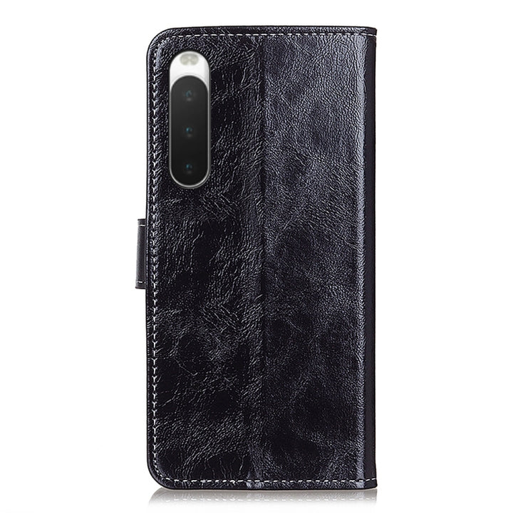 Retro Crazy Horse Texture Horizontal Flip Leather Phone Case, For Sony Xperia 10 IV, For Sony Xperia 1 IV, For vivo Y75 5G / Y55 5G, For Xiaomi Redmi Note 11E