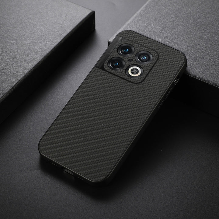 Accurate Hole Carbon Fiber Texture PU Phone Case, For OnePlus 10 Pro, For Google Pixel 7, For Google Pixel 7 Pro, For Samsung Galaxy A73 5G