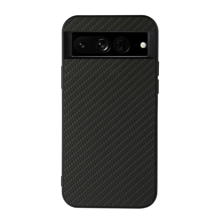 Accurate Hole Carbon Fiber Texture PU Phone Case, For OnePlus 10 Pro, For Google Pixel 7, For Google Pixel 7 Pro, For Samsung Galaxy A73 5G