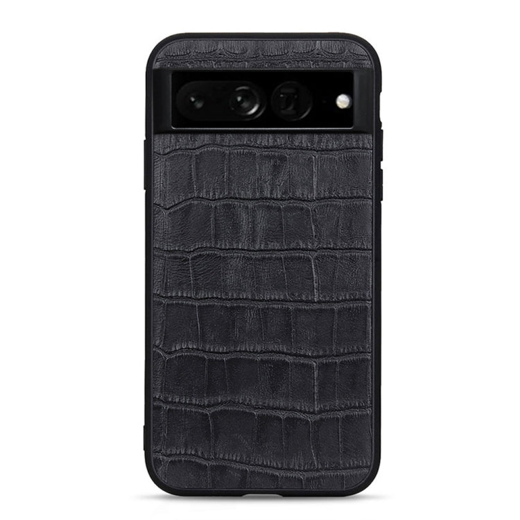 Accurate Hole Crocodile Texture Genuine Leather Phone Case, For OnePlus 10 Pro Accurate Hole, For Google Pixel 7, For Google Pixel 7 Pro, For Samsung Galaxy A73 5G