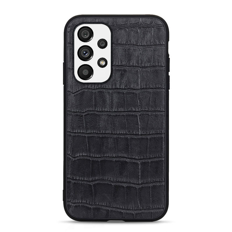 Accurate Hole Crocodile Texture Genuine Leather Phone Case, For OnePlus 10 Pro Accurate Hole, For Google Pixel 7, For Google Pixel 7 Pro, For Samsung Galaxy A73 5G