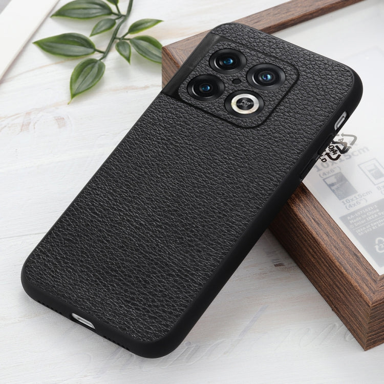 Accurate Hole Litchi Texture Genuine Leather Phone Case, For OnePlus 10 Pro, For Google Pixel 7, For Google Pixel 7 Pro, For Samsung Galaxy A73 5G